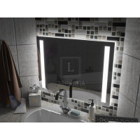 Зеркало с подсветкой для ванной комнаты Мессина 120х60 см